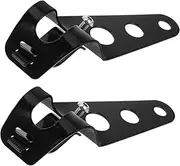 ETHZZLE 2pcs Motorbike Headlight Mount Bracket Motorcycle Headlamp Holder for Tubes Easy Installation Secure Fit for Enhanced Nighttime Visibility