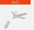 Sarita 54 in. White Changing LED Indoor Matte White Ceiling Fan with Remote and