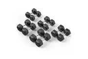 10-20kg Rubber Hex Dumbbell Set