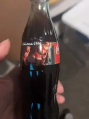 COCA COLA, COKE, 1996 EDITION CHRISTMAS, 8oz BOTTLE - Unopened