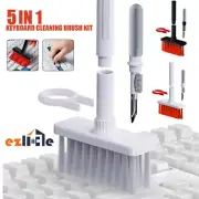 5 in1 Earphone Cleaner Brush PC Keyboard Cleaning Kit Remover Keycap Puller Tool