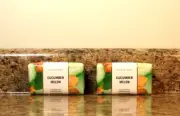 Bath & Body Works Cucumber Melon Shea Butter Cleansing Bar Soap LOT of 2