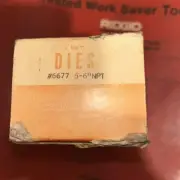 Rothenberger Collins 6677 Pipe Dies Threader Set 5-6”