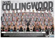 2025 Collingwood magpies AFL FOOTBALL TEAM POSTER,BARGAIN,FREE POST,1