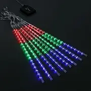 Solight LED Solar Meteor Shower Rain Drop String Lights Xmas Falling Star Tree Decor Night Outdoor Christmas Garden Waterproof