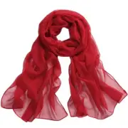 Girls Women Long Soft Thin Wrap Lady Shawl Chiffon Scarf Beach Scarves RD
