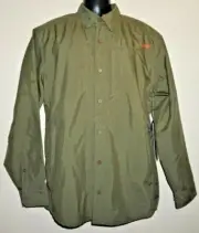 NWT CABELA’S XPG UPF Men’s Hunting/Fishing Shirt Size M Polyester Foliage Green