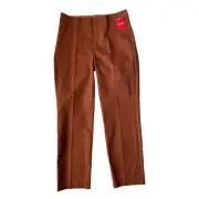 NWT Spanx On the Go Slim Straight Ankle Pants | Bronze Glow | Large