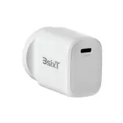 3sixT Smartphone Wall Charger/Charging Socket ANZ 20W USB-C Wall PD Adapter WHT