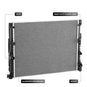 New Radiator For Bmw Audi 2016-2019 By 17 11 8 743 665