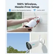 Reolink 3MP Wireless Security Camera Outdoor Smart Detection + Solar Panel