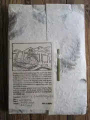 Nepal Handmade Paper Stationary Set Notecard 20 Papers + 10 Envelope & Cards