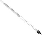 LIFKOME Hydrometer for Aquariums Compact Gauge for Accurate Salt Measurement for Fish Tanks Pools Aquaculture Lightweight Easy to Use Scale