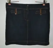 Ann Taylor, LOFT, Skirt, Denim, Snap/Zipper Front, Two Pockets Front, Size 10