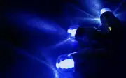 12 blue LED Balloon Paper Lantern Submersible Mini Light Wedding Supplies