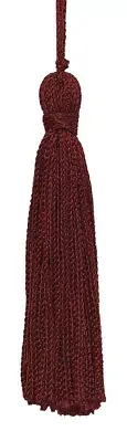 Chainette Tassel, Style# RT03, Color# K35 - Sangria Red [Set of 10]