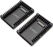 2PCS 2.5 to 3.5 SATA Hard Drive Adapter Internal Drive Bay Converter