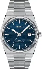 NEW TISSOT PRX T1374071104100 AUTO 40MM BLUE DIAL BRACELET T137.407.11.041.00