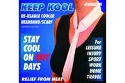 Bodyassist KEEP KOOL White Personal cooler Scarf Contains 2 PACKS