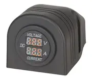 Panel or Surface Mount LED Voltmeter and Ammeter