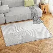 Artiss Floor Rugs, 120 x 160cm Floors Runner Area Rug for Living Room Large Carpet Mat Home Bedroom Kitchen Decor Outdoor Indoor Accessories, Washable Rectangle Faux Rabbit Fur Easy Care