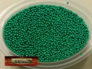 M00380-FS MOREZMORE 053LS METALLIC GREEN 1mm Microbeads Micro Beads