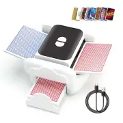 Automatic Card Shuffler 2/1 Deck for Uno Card Game,Playing Cards,Casino,Recha...