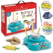 Ultimate Kids Pottery Wheel Kit - Includes Clay, Tools, and Painting Supplies