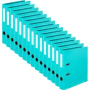 Colourhide Half Lever Arch File PE - A4 (Aqua Blue) [Box of 15]