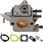 11371200606 Carburetor Spark Plug F Kit 1137 120 0606 Replacement Fit for STI MS193T MS193 Chainsaw Chain Saw Carburetor Kit