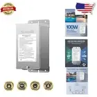 100W Low Voltage Pool Light Transformer - Safe Multi-Tap Stainless Steel Design