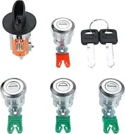 Door Lock Cylinders Ignition Switch w/Key for 1997-2018 for Ford Econoline Van E150 E250 E350 Van Replace 703369 597638 DL5886