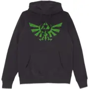 The Legend of Zelda Spray Logo Hoodie - Black