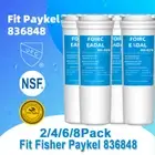 1-8PACK Compatible with Fisher Paykel 836848 Ice & Water Fridge Filter 836860