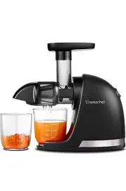 AMZCHEF ZM1501 Cold Press Juicer, Slow Masticating Juicer Machines with Reverse