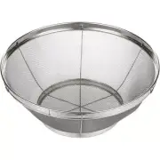 Large Fine Mesh Pasta Strainer, Metal Colander for Rice