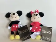 Disney Parks Store Classic Mickey & Minnie Mouse nuiMOs Small Posable Plush NEW