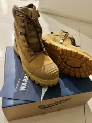 Blundstone 992 Men's Wheat Steel Toe Safety Zip Sided Work Boot - 100% Genuine!!