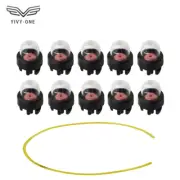10×Primer Bulb Fuel Line Ryobi For Stihl Mcculloch Talon Trimmer Whipper Snipper