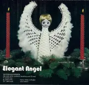 1970s Elegant Angel Pattern #GM16 Deck the Halls with Macrame - Vintage