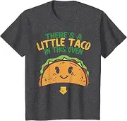 [X.Style] Cinco De Mayo Pregnancy Theres Taco in This Oven Baby Reveal T-Shirt ds431 T-Shirt Black
