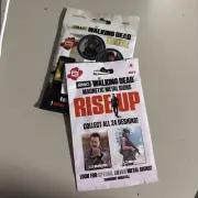 AMC THE WALKING DEAD TOKENZ TOKENS & RiseUP Metal Sign