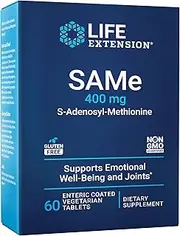 Life Extension Same S-Adenosyl-Methionine 400 Mg, 60 Enteric Coated Tablets