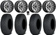 MSA Portal 15" Wheels Machined 30" Coyote Tires Polaris RZR XP 1000 / PRO XP