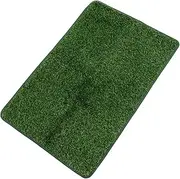 Kisangel Rtificial Grass for Dogs Portable Reusable Dog Grass Pad for Pet Pee Feeding Mats