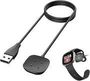 1M Cable for Fitbit Charger Compatible with Fitbit Sense 2, Fitbit Versa 4, Fitbi Versa 3, Sense 1, 1 Pcs Cable for Fitbi Sens Charger, Cord for Versa as A Replacement Cord