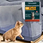 Anti Cat Scratch Furniture Protector, 10 Pack, Cat Couch Protector, Couch Protec