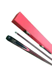 Burgundy Grafex Supreme Graphite Pool Cue + Red Case Combo