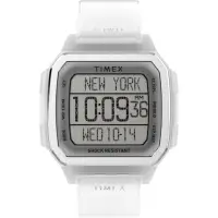 在飛比找momo購物網優惠-【TIMEX】天美時 電子系列 電子錶 透色 TXTW2U5