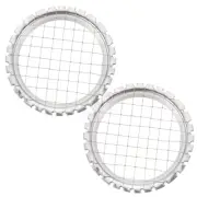 2 Pcs Kitchen Tool Egg Slicer for Hard Boiled Eggs Heavy Duty Cutter